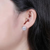 Moissanite Earring - 0.5 Carat + 0.5 Carat