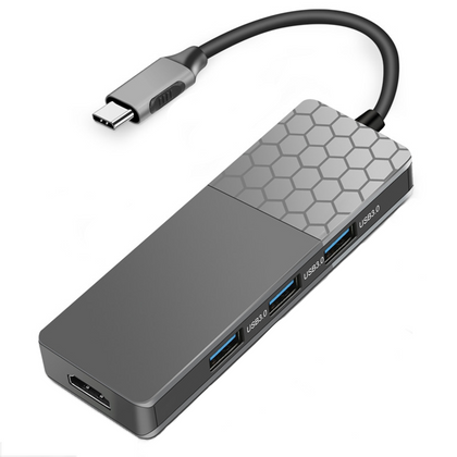 7 in 1 USB-C Multifunction Hub - Dark Grey
