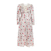 Printed Floral Satin Dress