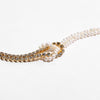Double Pearls & Crystals Necklace