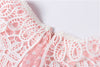 Printed Pink Satin Dress