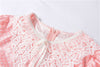 Printed Pink Satin Dress