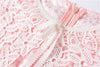 Printed Pink Satin Dress