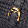 Woven Saddle Top handle Bag - Small