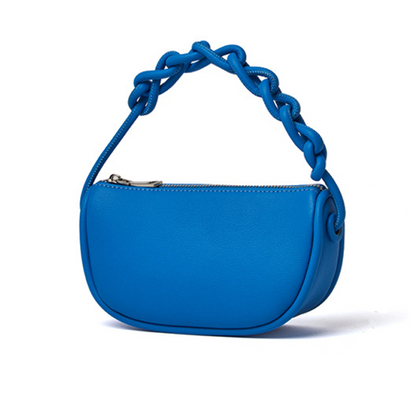 Blue Leather Bag