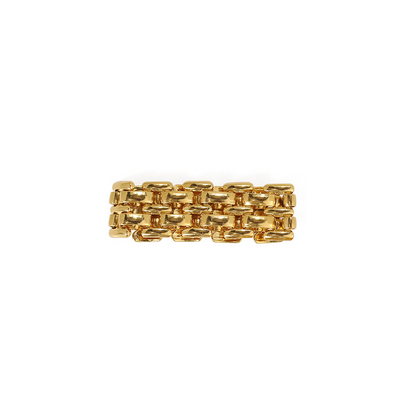 Empreinte D'amour Gold Plated Chain Ring