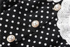 Black Polka-Dot Dress