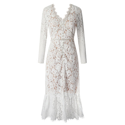 White Lace Dress