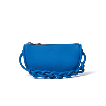 Blue Leather Bag