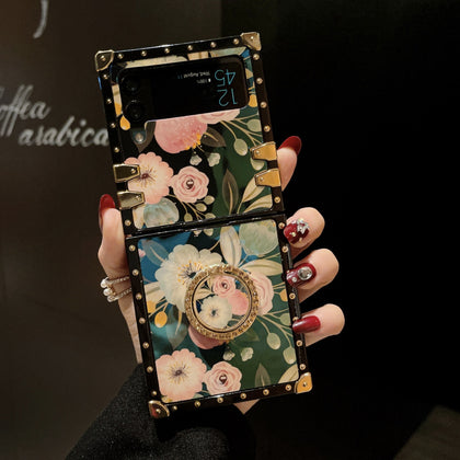 Samsung Galaxy Z Flip4 Case With Ring - Rose