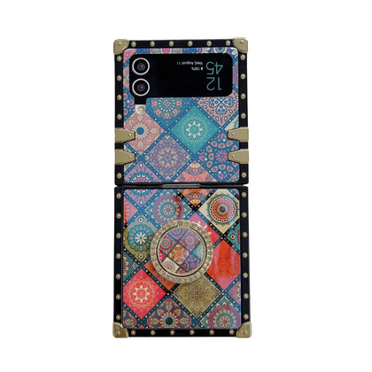 Samsung Galaxy Z Flip4 Case With Ring - Mandala