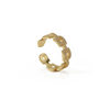 18K Gold Plated Retro Square Ring With CZ