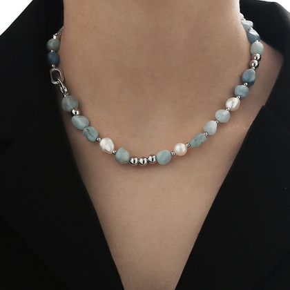 Stones & Pearls Necklace