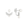 V Pearl Earring